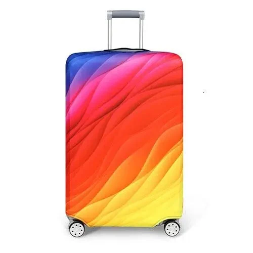 Housse de Valise Protection | Motif Arc-en-Ciel Réutilisable