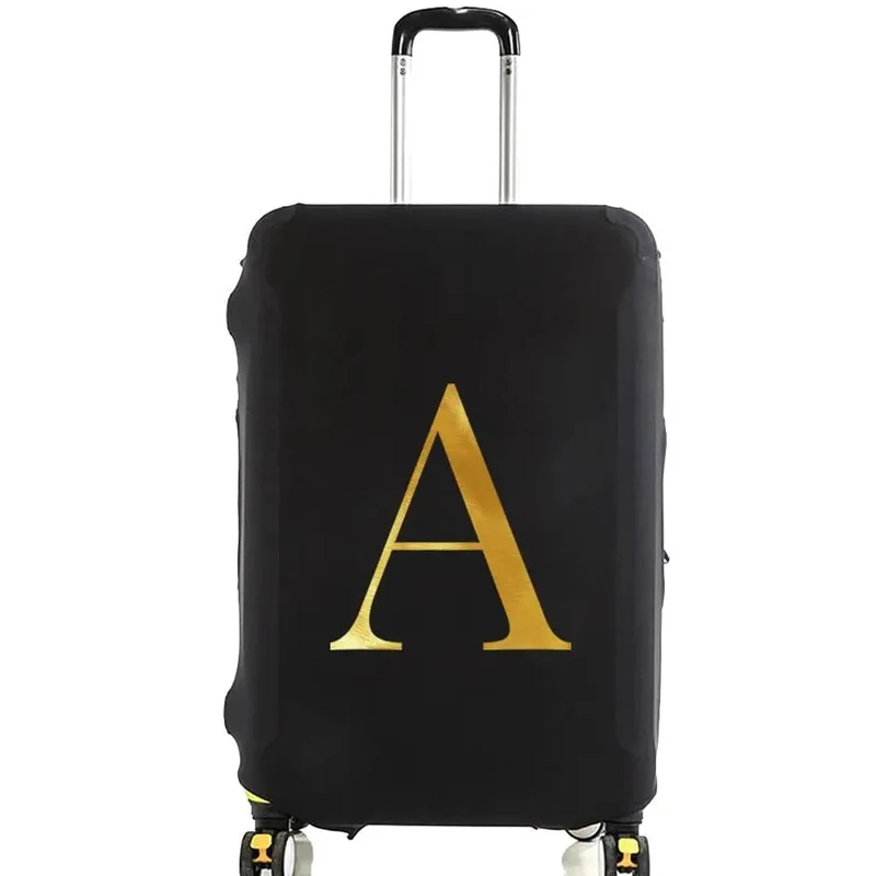 Housse de Valise Personnalisable | Initiale Dorée Protectrice