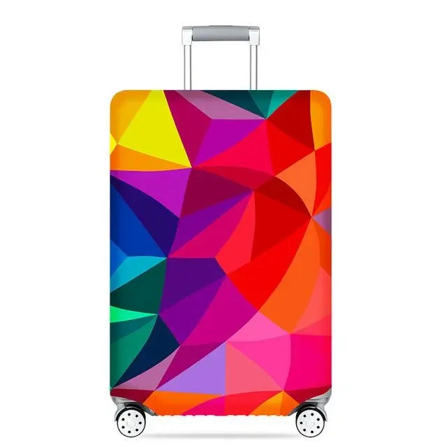Housse de Valise Multicolore | Protection Anti-Rayures