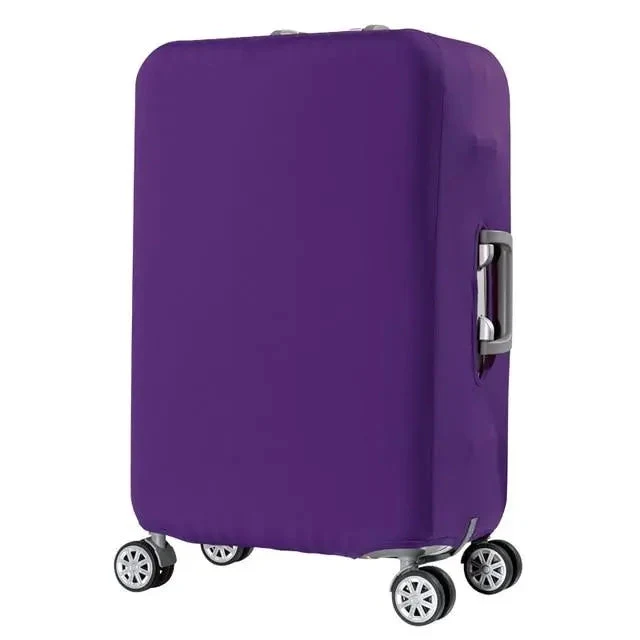 Housse de Valise Élastique Violette | Sécurité Antivol et Ajustement Parfait