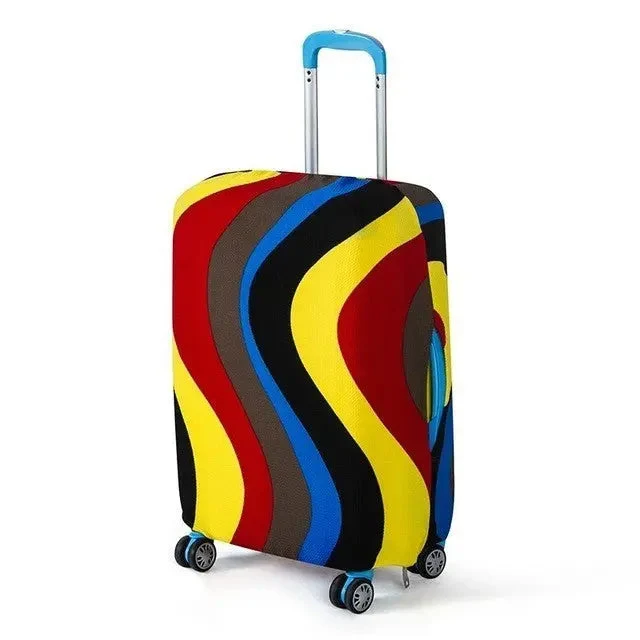 Housse de Valise Colorée | Polyester Extensible Anti-Usure