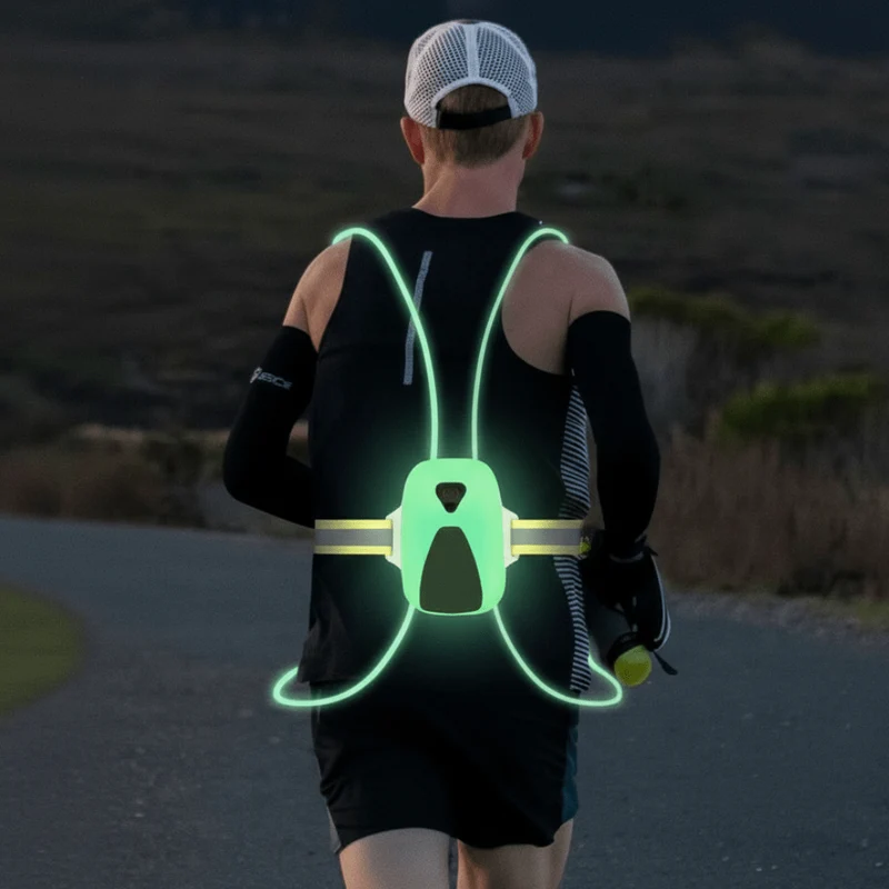 Gilet de Sécurité Led Ajustable | Visibilité Led Personnalisable