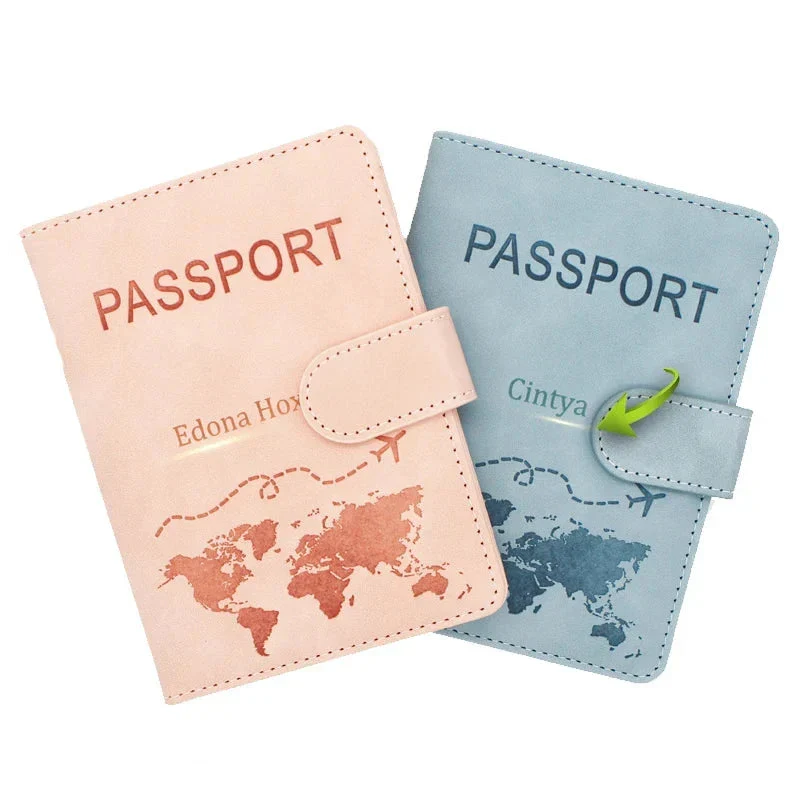 Étui Passeport Personnalisé | Emplacements Cartes et Billets