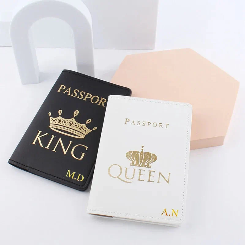 Étui Passeport Couple Personnalisé | Élégance Duo en Voyage