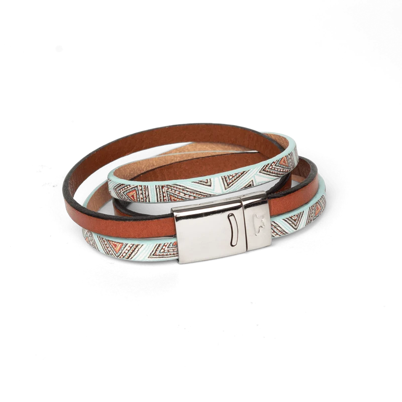 Bracelet Sunset Inox - Indy Marron
