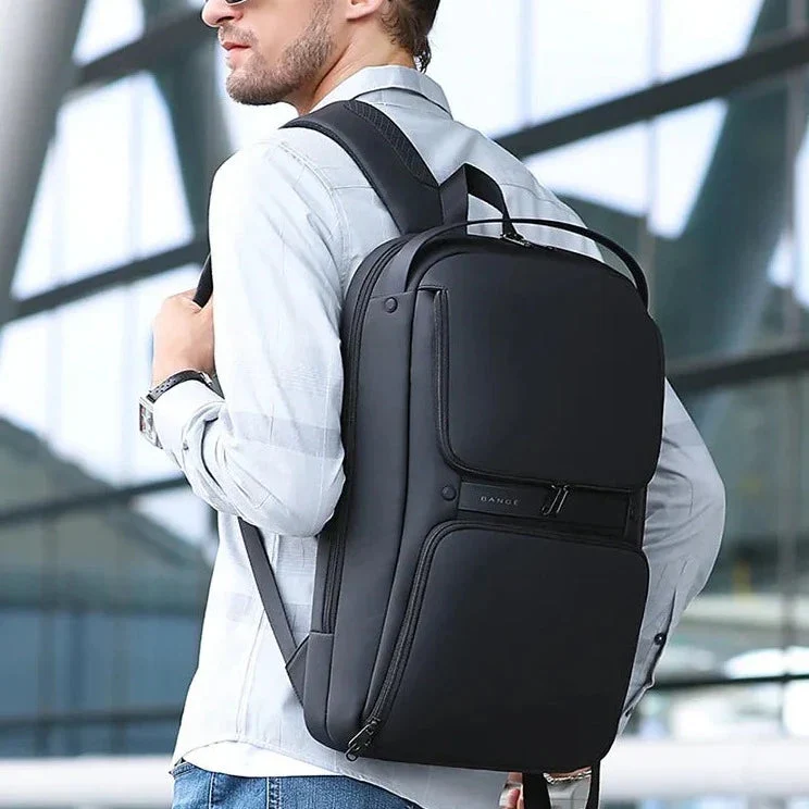 Sac à Dos Ordinateur 15.6 Pouces | Port Usb et Sangle Valise
