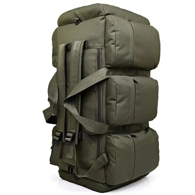 Sac à Dos Militaire 90l | Tissu Étanche Convertible