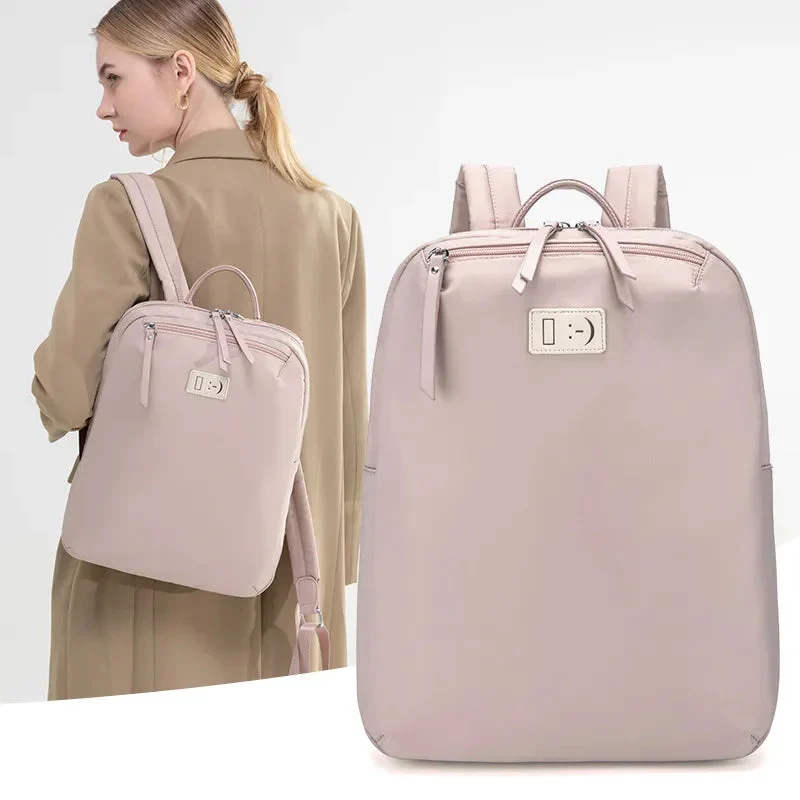 Sac à Dos Femme Ordinateur 14 Pouces | Sangle Valise et Oxford