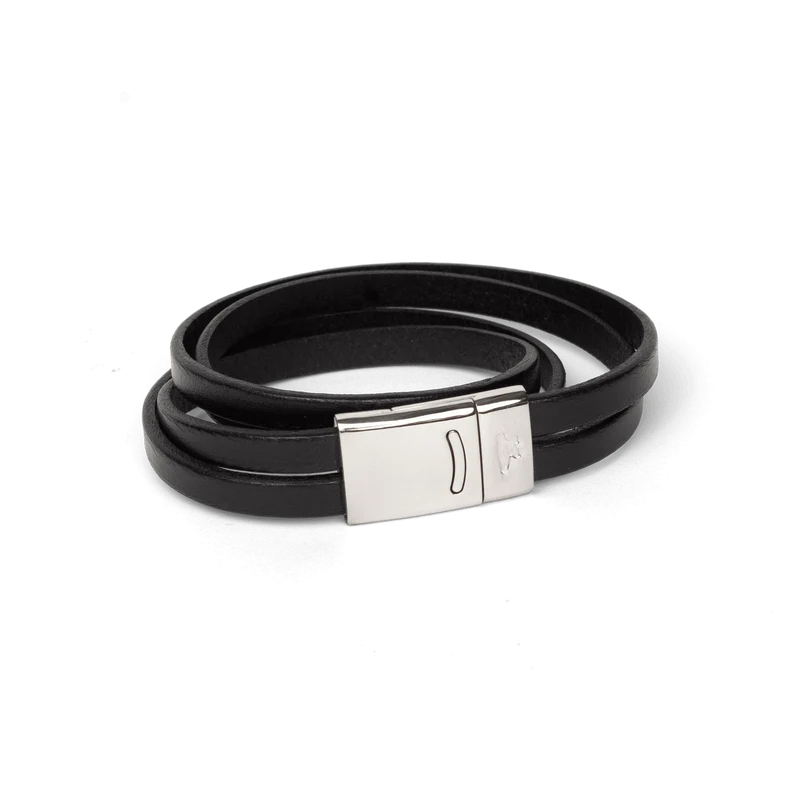 Bracelet Omer Inox - Noir