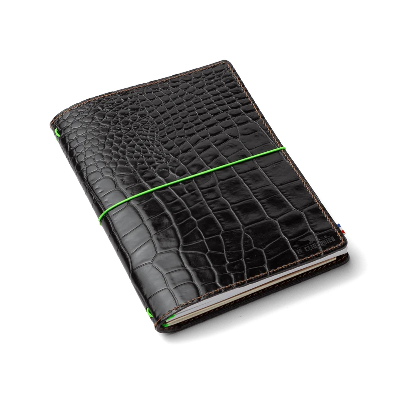 Notebook A5 Agenda - Croco Noir