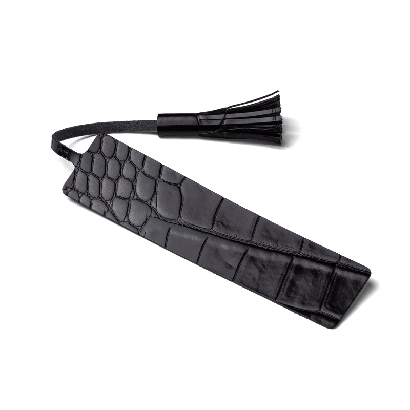 Marque-page - Croco Noir