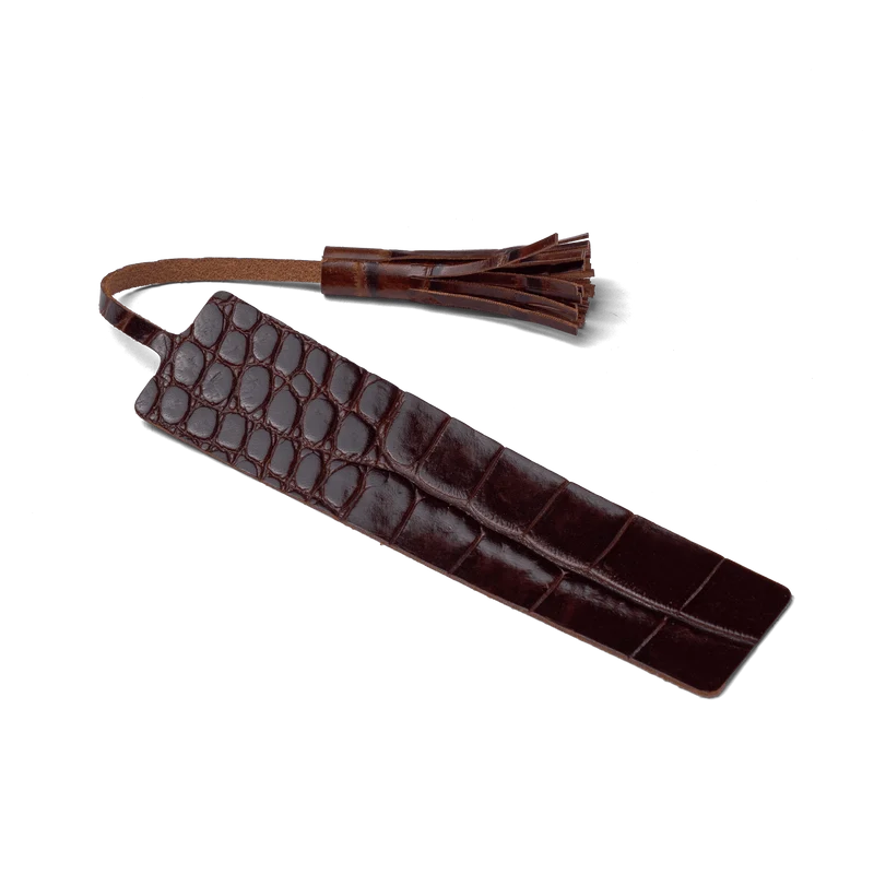 Marque-page - Croco Fauve