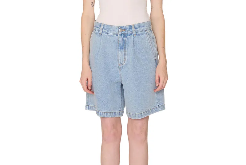 SHORT PLISSÉ EN JEAN ELI II