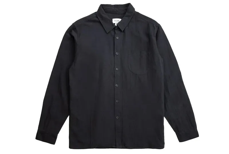 CHEMISE À MANCHES LONGUES CLASSIQUE EN LIN