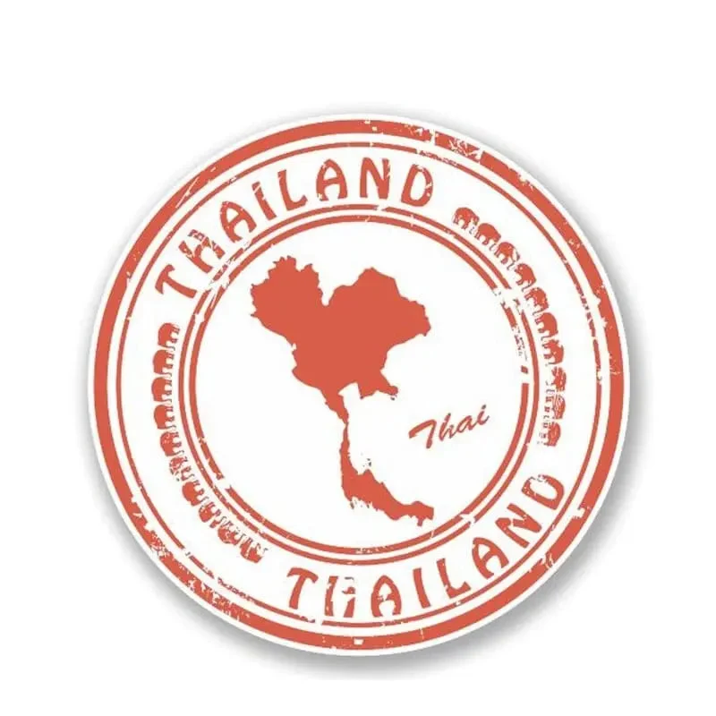 Autocollant Voyage Thaïlande | Vinyl 13 Cm pour Valise