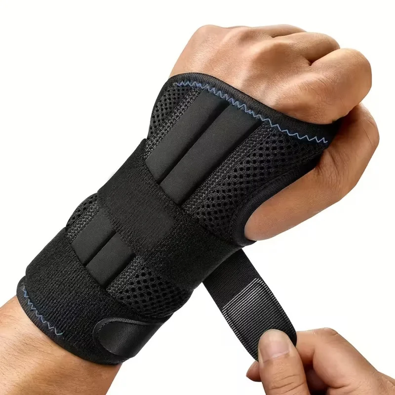 Attelle de Poignet Réglable | Soutien Ergonomique Respirant