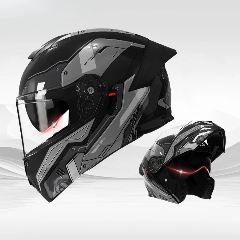 Casque Moto Modulaire Vintage | Coque Abs et Ventilation