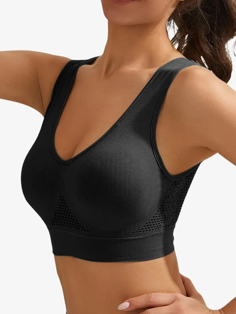 Brassière de Sport Haute Support | Ajustement sans Couture