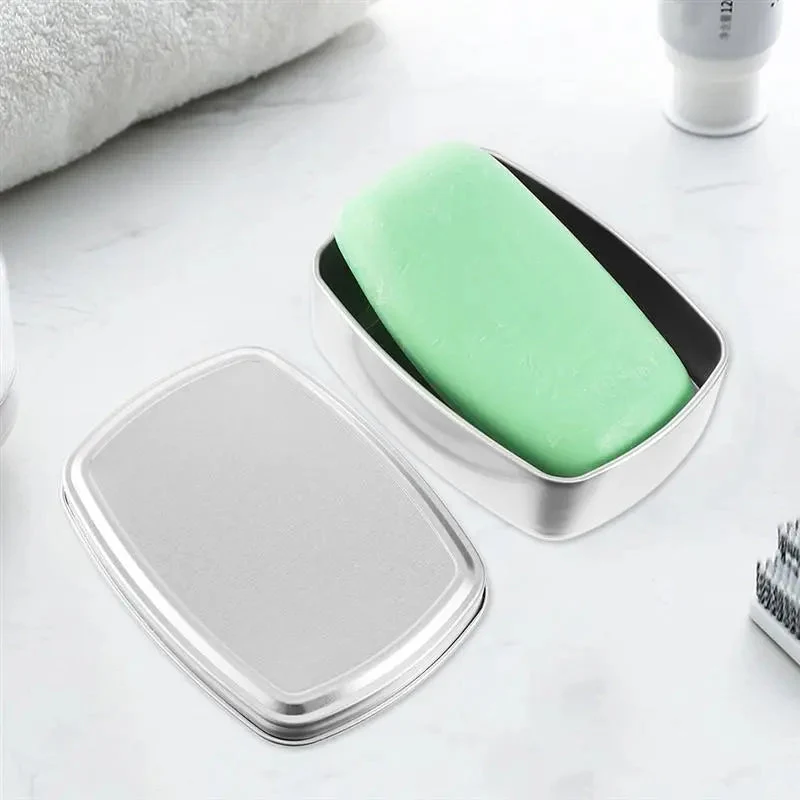 Boîtes à Savon Voyage Aluminium | Lot Compact Anti-Fuite