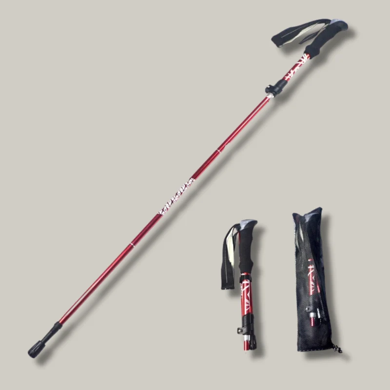Bâton de Randonnée Léger Réglable | Aluminium Robuste et Ergonomique