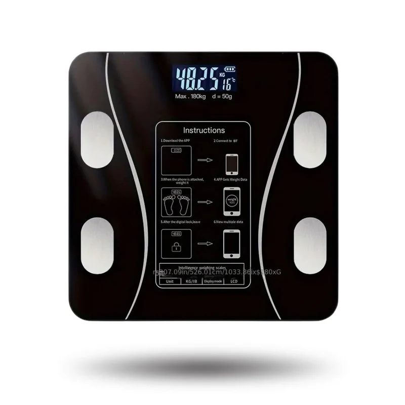Balance Composition Corporelle Connectée | Mesures Précises Bluetooth