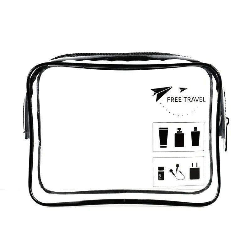 Trousse de Toilette Avion Transparente | Conforme et Spacieuse