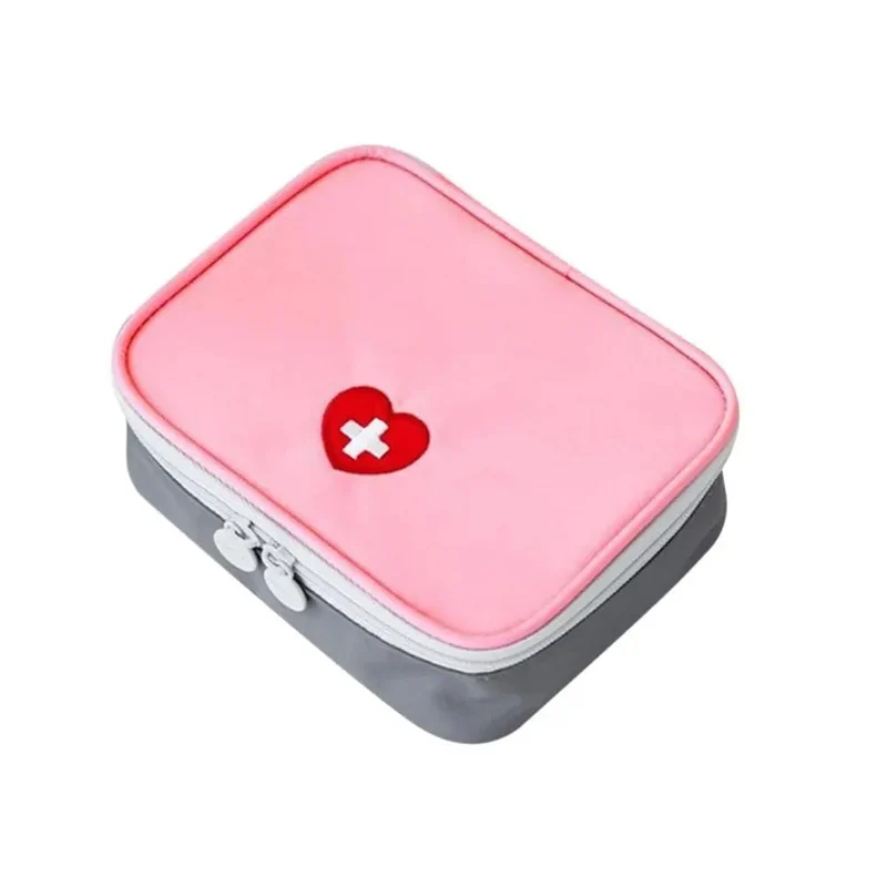 Trousse de Secours Voyage Rose | Polyester Vide Compacte