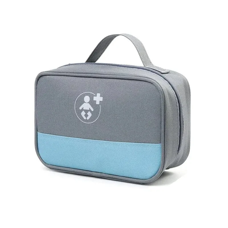 Trousse de Secours Bébé Voyage | Compartiments Astucieux en Oxford