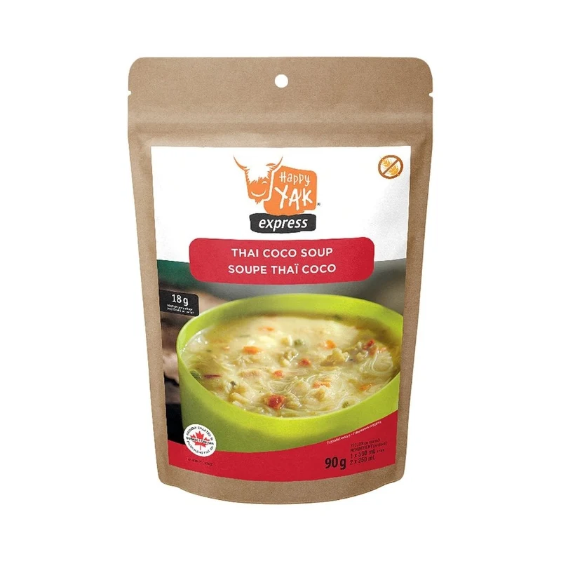 Soupe Thaà¯ coco - Mets lyophilisés Happy Yak