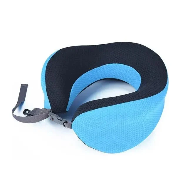 Coussin de Voyage Mémoire de Forme | Maintien Nuque Polyester Renforcé