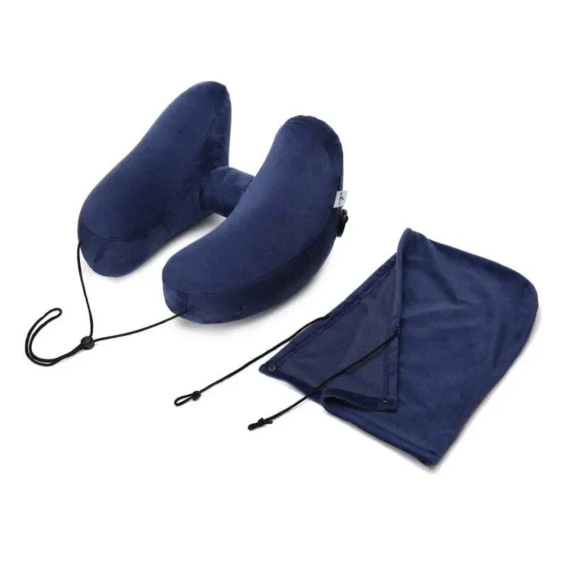 Coussin de Voyage Gonflable | Forme H Multi-Positions
