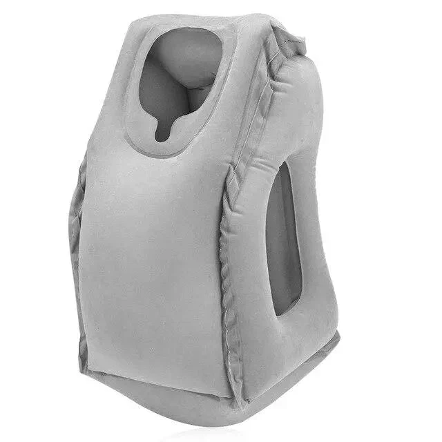 Coussin de Voyage Gonflable Frontal | Support Tête Ergonomique
