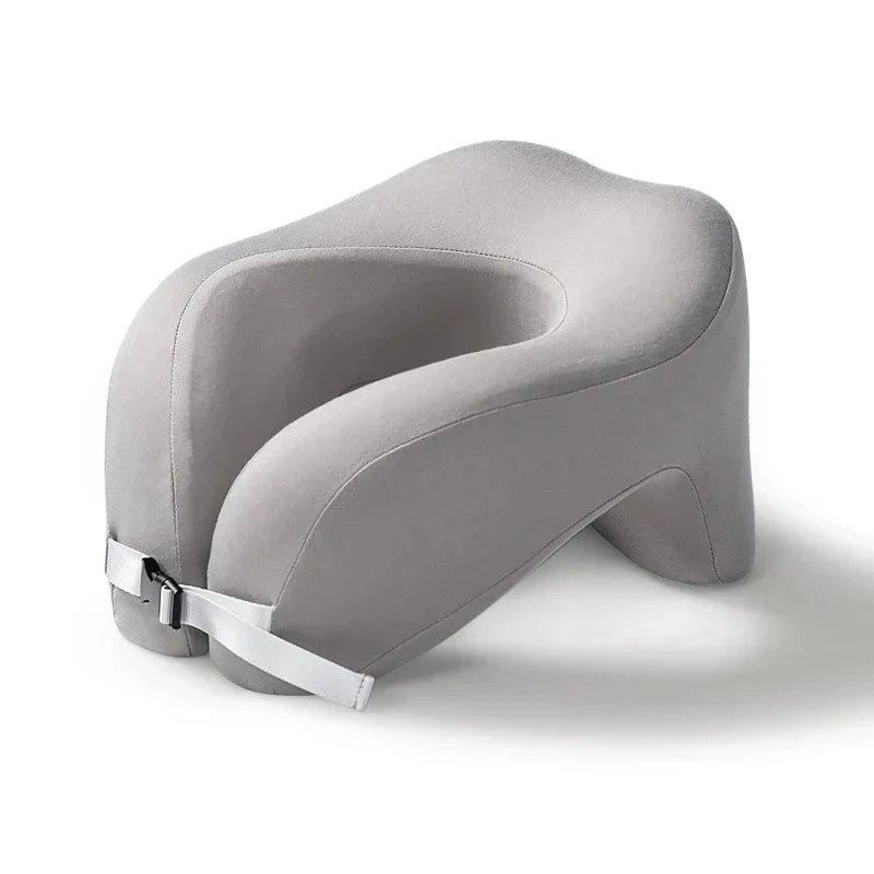 Coussin de Voyage Ergonomique | Mousse Mémoire Lavable