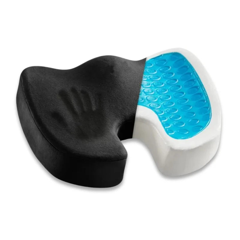 Coussin de Siège Ergonomique | Gel Rafraîchissant et Mousse Mémoire