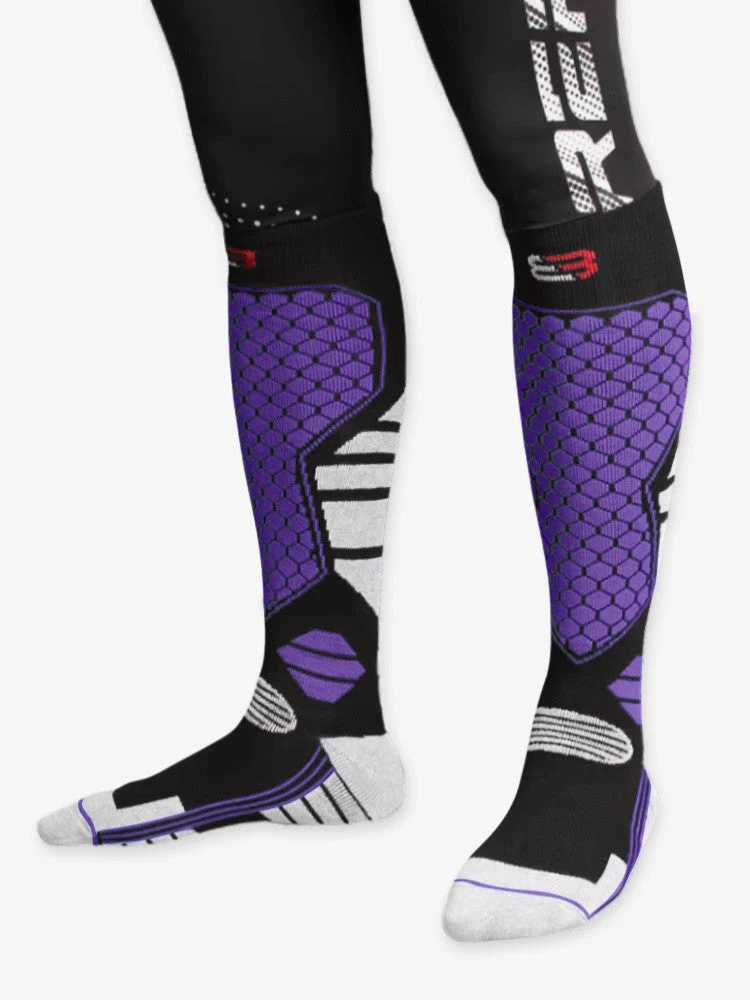 Chaussettes de Ski Femme Chaudes | Thermo Respirantes Anti-Frottements