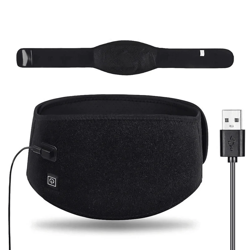 Ceinture Lombaire Chauffante Usb | Soulagement Rapide par Graphène