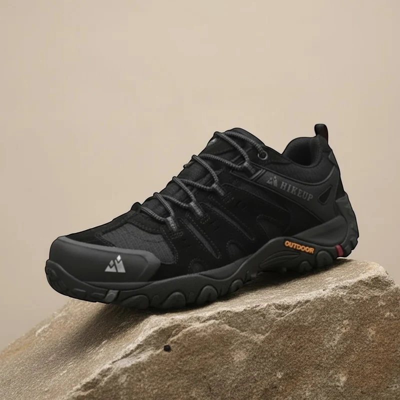 Chaussures de randonnée homme en cuir suédé