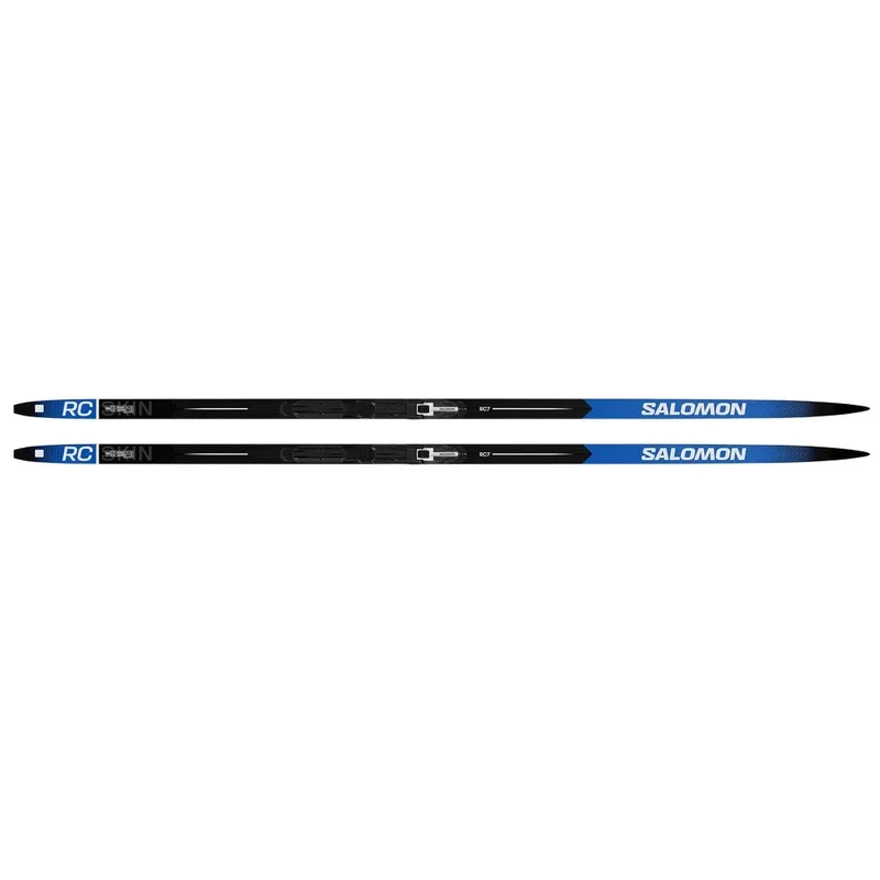 Skis de fond de classique Salomon RC7+ eSKIN + fixations Prolink Shift