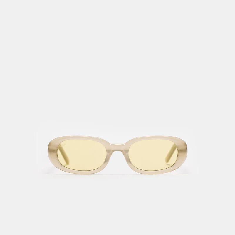 Blossom Sunglasses in Beige/Yellow