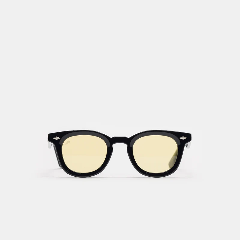 Luna Sunglasses in Black/Yellow