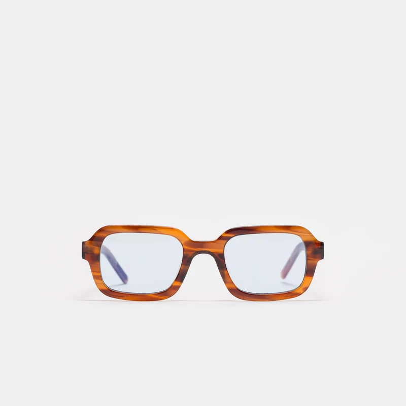 Cascade Sunglasses in Havana/Sky Blue