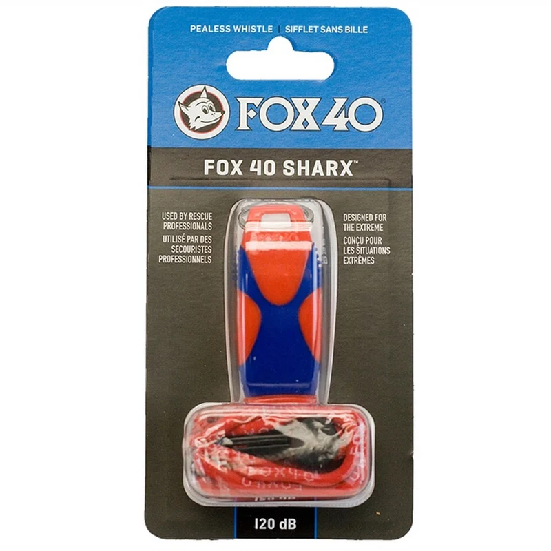 Sifflet Fox 40 Sharx + lanière - Couleur assorties
