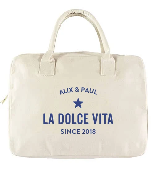 Sac week-end personnalisable Trendy