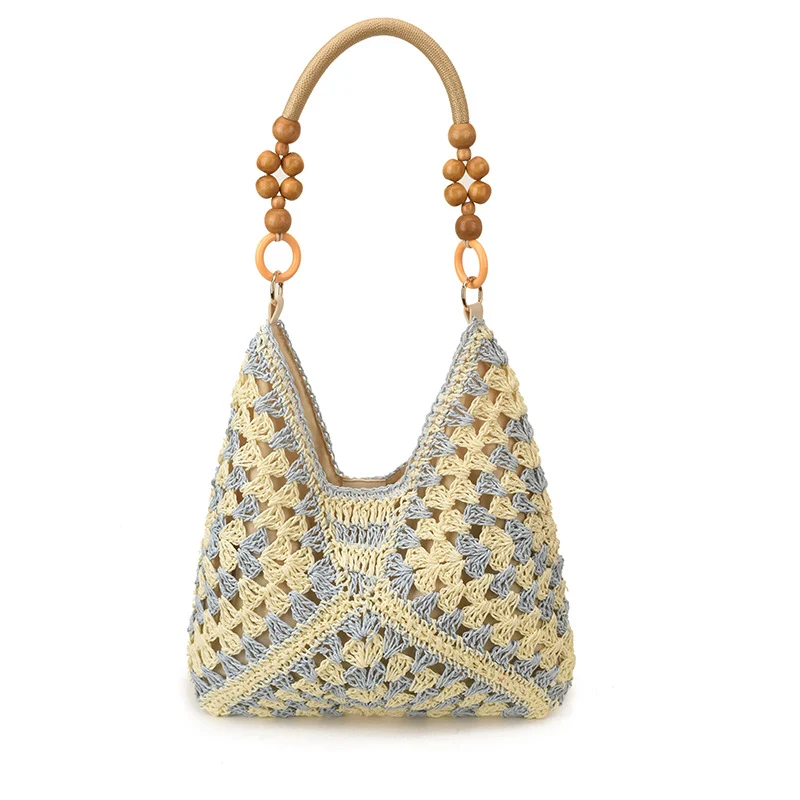 Hand-Woven Straw Bag