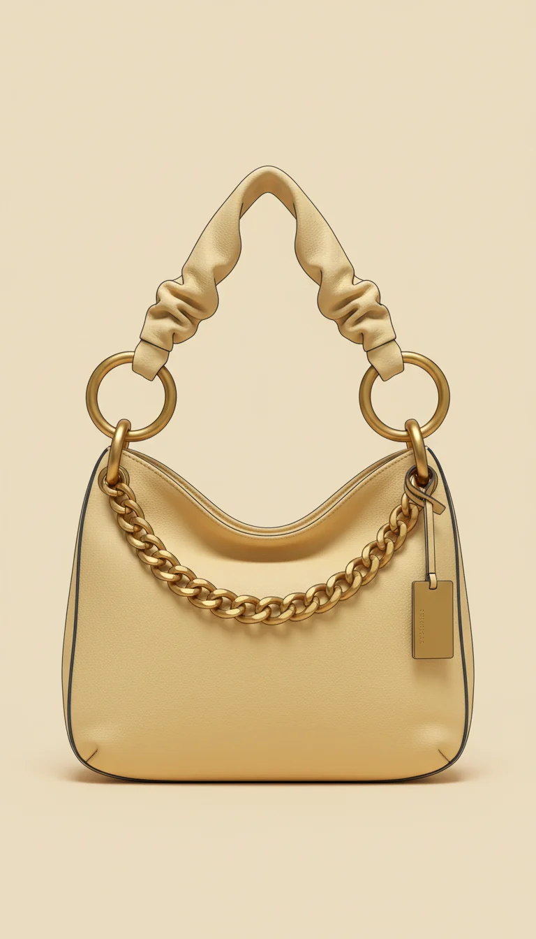 Supple Leather Hobo with Citrus Pop