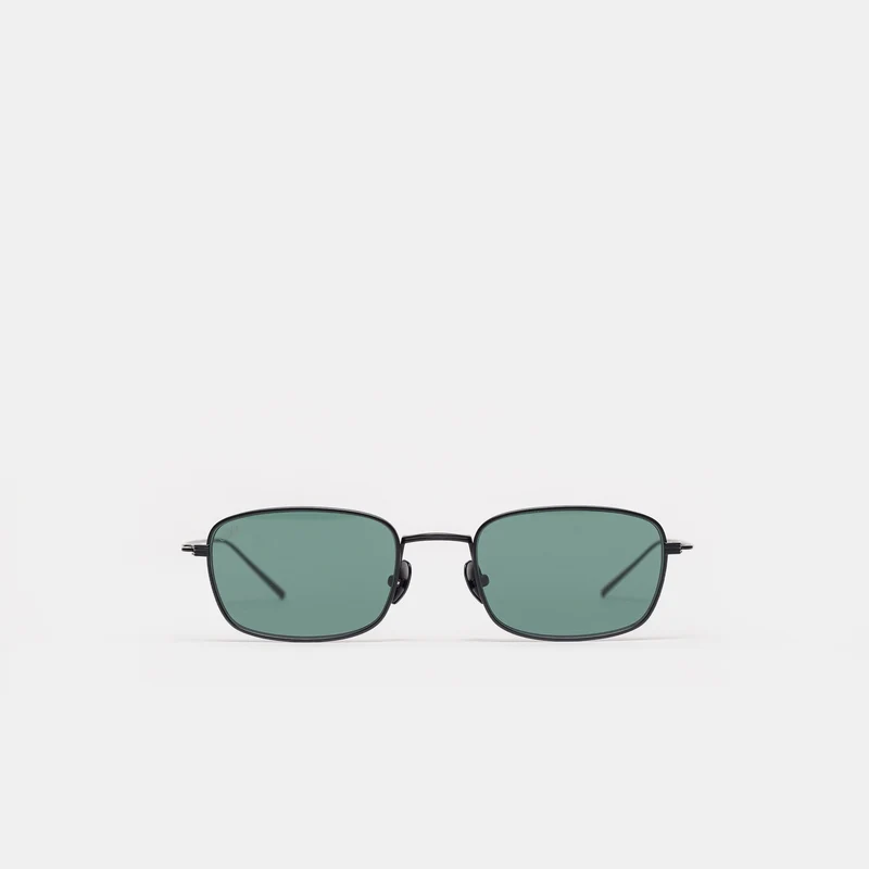Grace Sunglasses in Matte Black/Teal