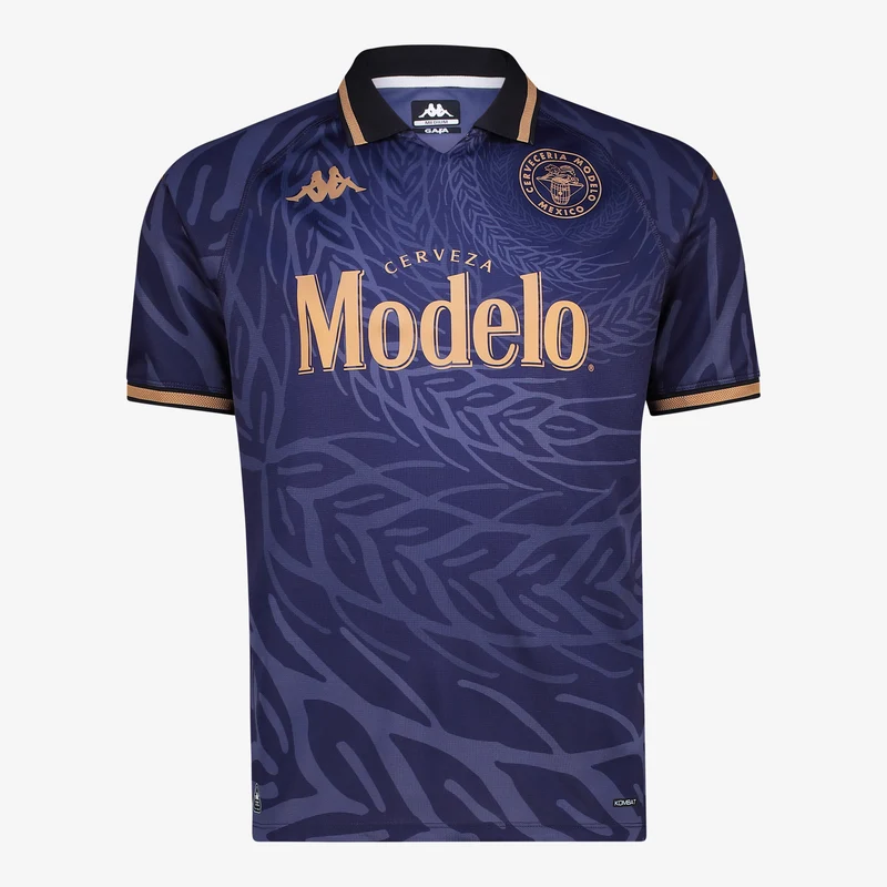 Kombat 2025 Modelo Soccer Jersey - Blue Marine Black Yellow Amber
