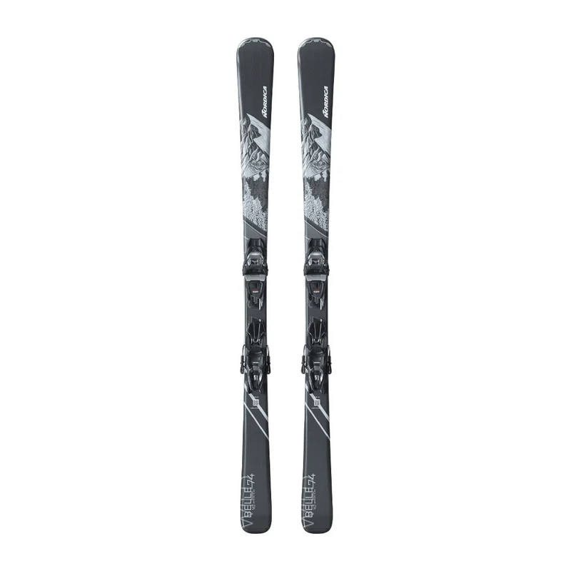 Skis alpins Nordica Wild Belle 74 avec fixation TP2 Compact 10 FDT