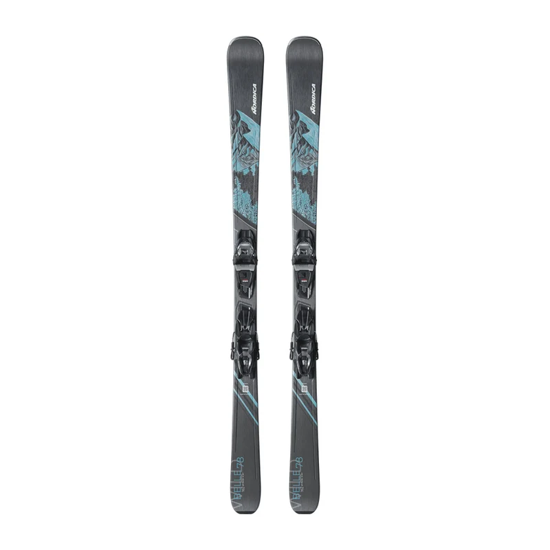 Skis alpins Nordica Wild Belle 78 avec fixation TP2 Compact 10 FDT