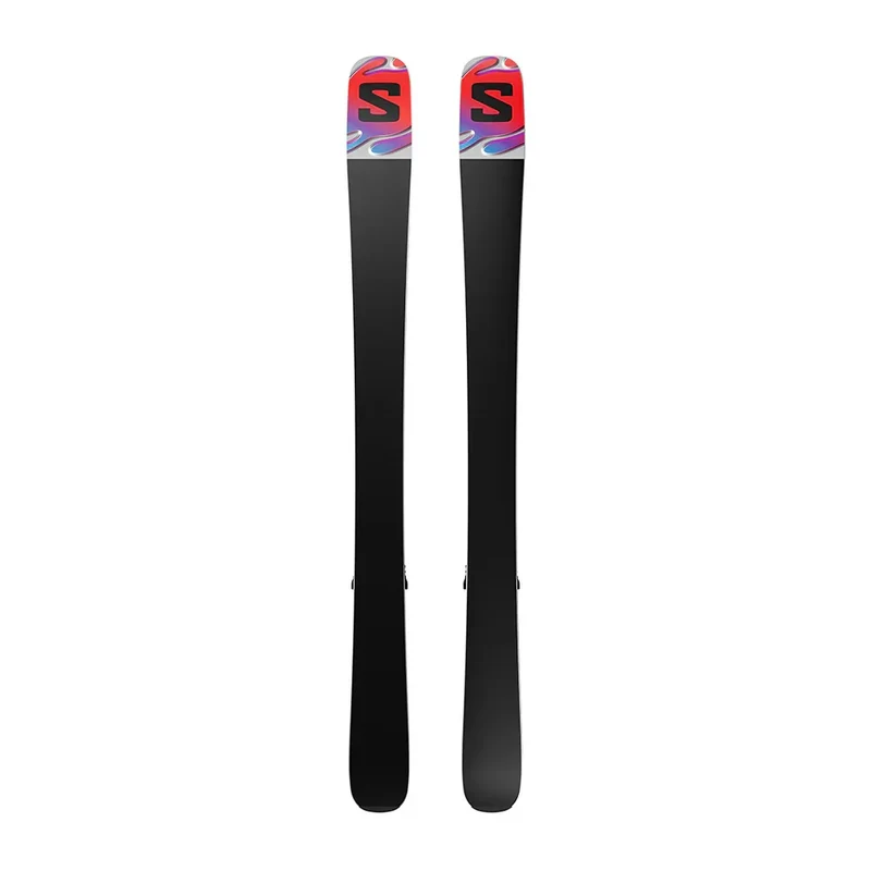 Skis alpins Salomon QST Blank Team avec fixations L6 GW J